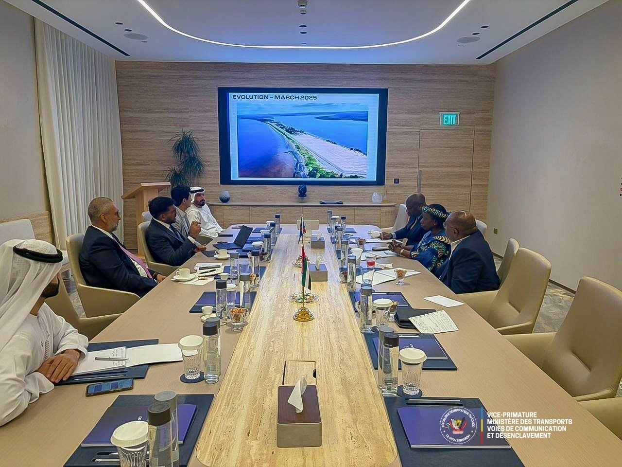 Port en eau profonde de Banana : Jean-Pierre Bemba supervisé les travaux à Dubaï et donne le feu vert pour accélérer le chantier