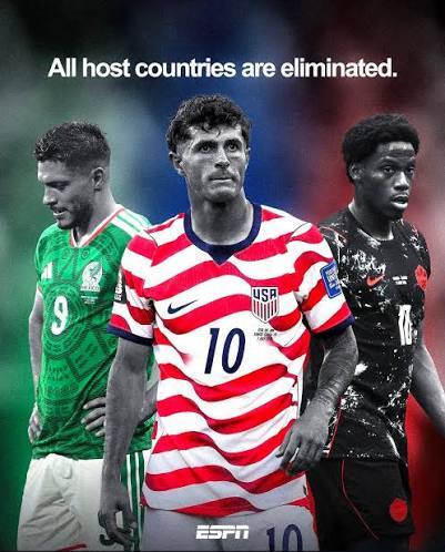 Coupe du monde 2026 : les trois pays hôtes tombent en huitièmes, une première historique