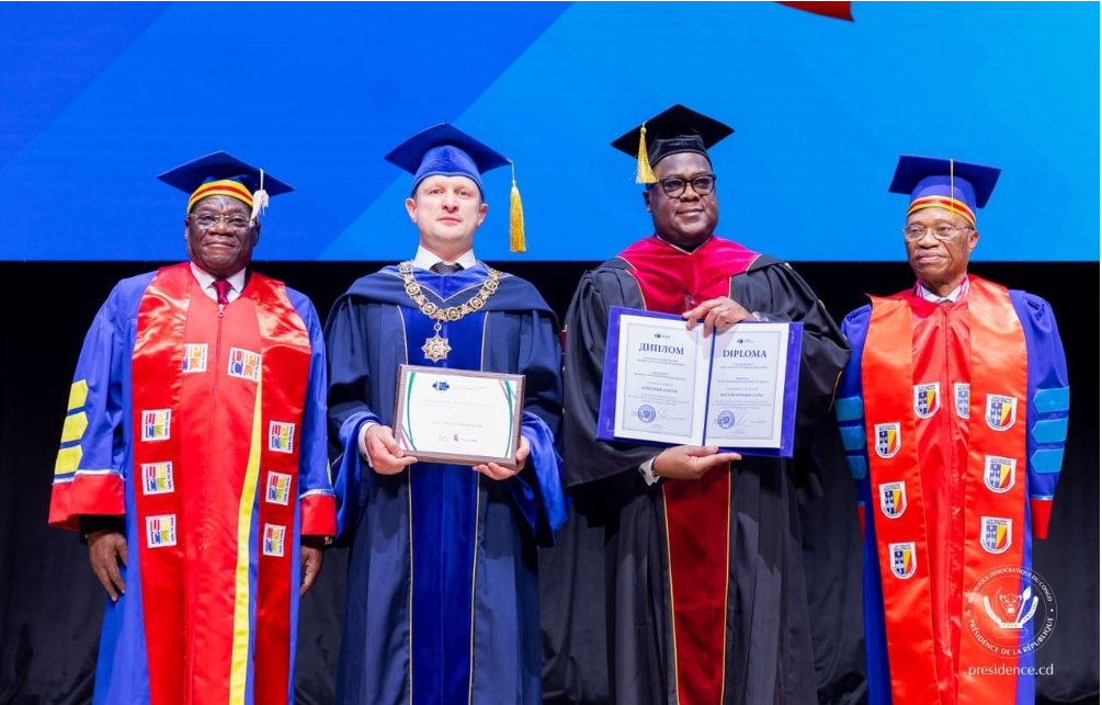 Moscou : Félix Tshisekedi fait Docteur Honoris Causa de l’Université Patrice Lumumba