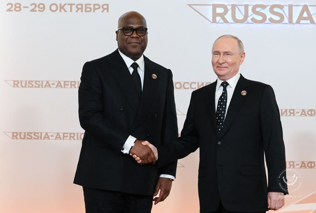 Est de la RDC : Félix Tshisekedi sollicite l’appui de Moscou pour l’application des résolutions de l’ONU
